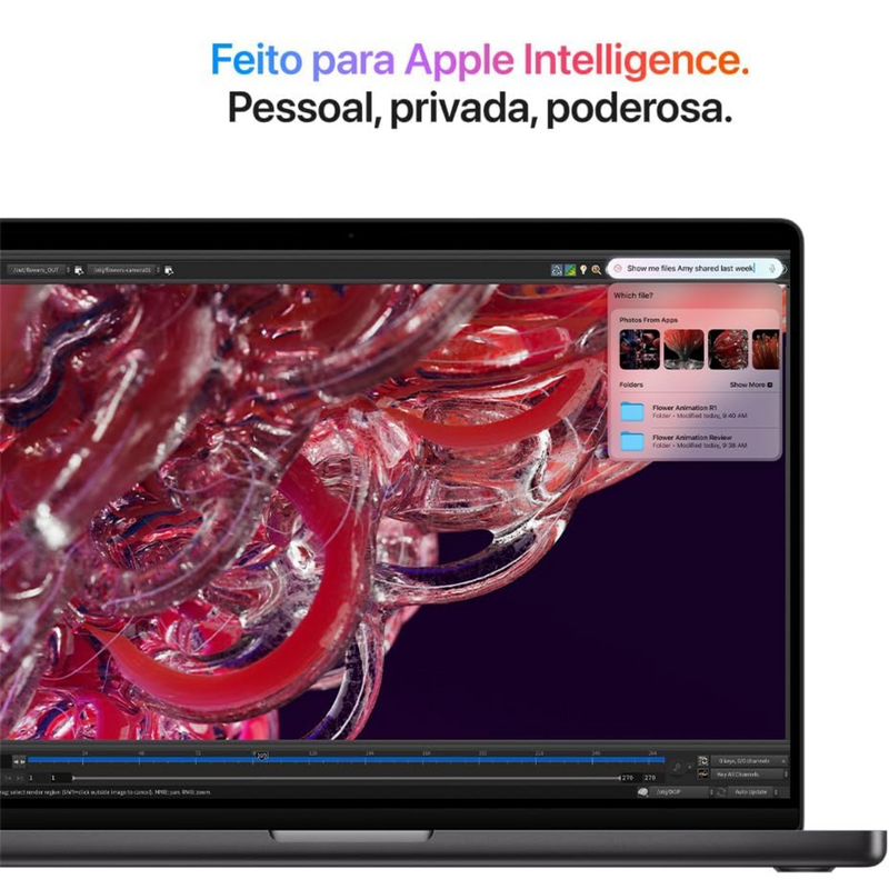 Apple 2024 MacBook Pro (de 14 polegadas, Processador M4 da Apple com CPU 10‑core e GPU 10‑core, 16GB Memória unificada, 512 GB) - Preto sideral