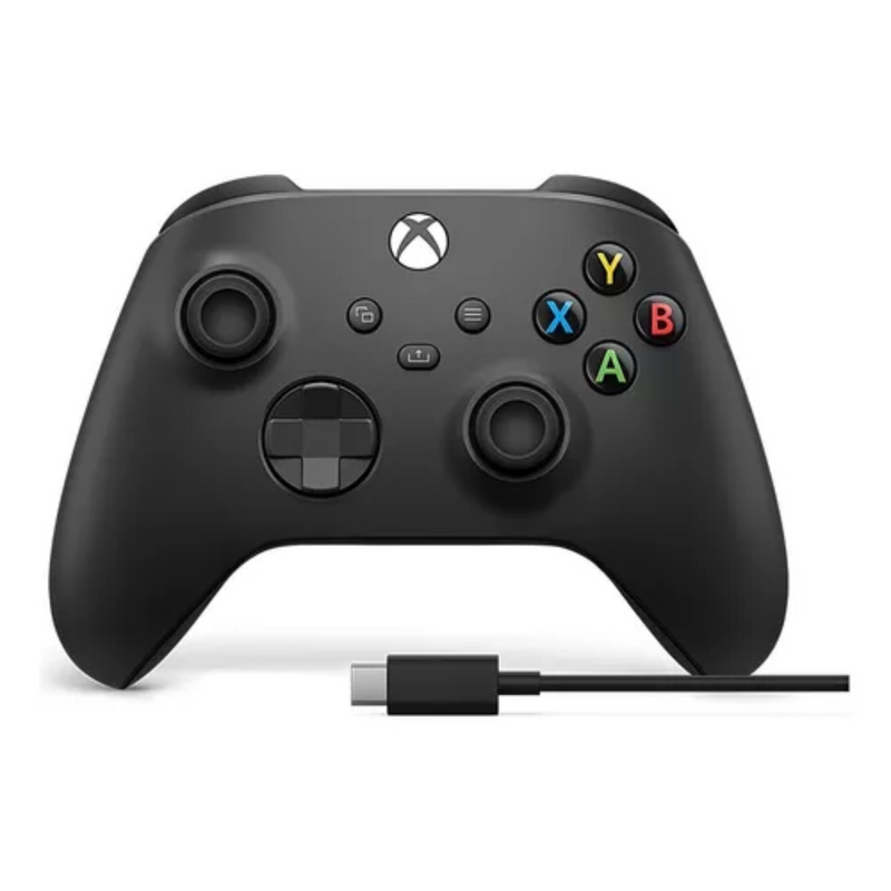 Controle joystick sem fio Microsoft Xbox Carbon