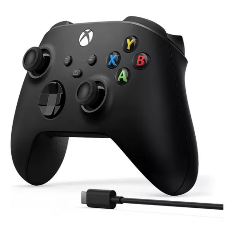 Controle joystick sem fio Microsoft Xbox Carbon