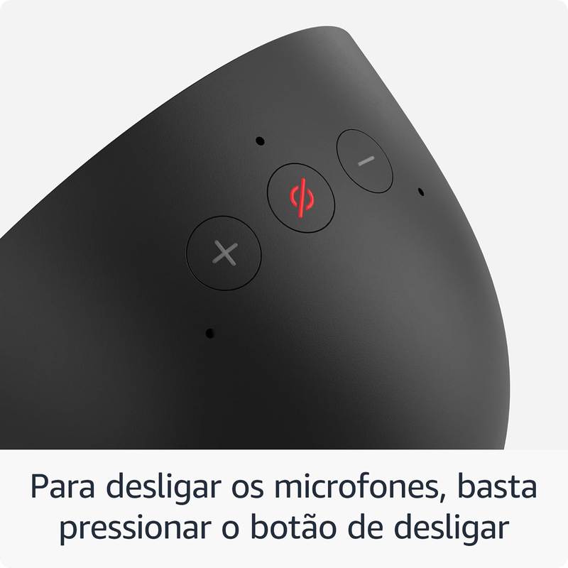 Echo Spot com Alexa (Última geração) | Despertador inteligente com som vibrante | Cor Preta